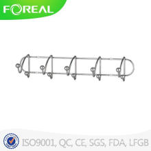 Wall Mounted 5 Hooks Clothes Hook with Metal Balls